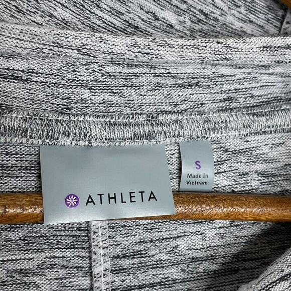 Athleta Heather Gray Poncho Hooded Sweater Size Small Women’s - Picture 6 of 8